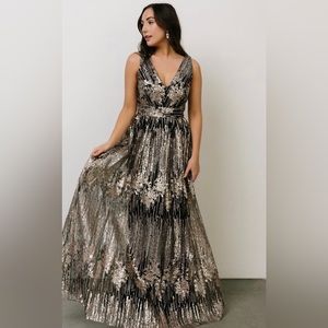 Baltic Born, Women’s Marcellus Shimmer Gown, Size Large